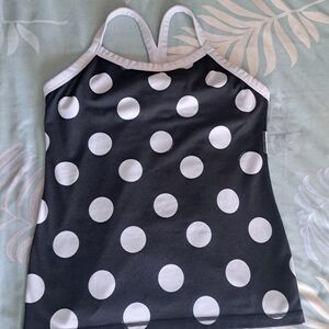 Lululemon athletica Black and White Polka Dot Tank Top | Size 6